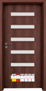 Интериорна HDF врата, модел Gradde Schwerin, Шведски дъб