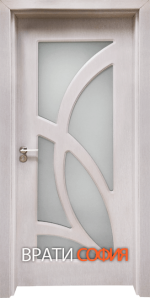Интериорна врата Гама 208, цвят Перла