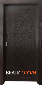 Интериорна врата Гама 204p, цвят Венге