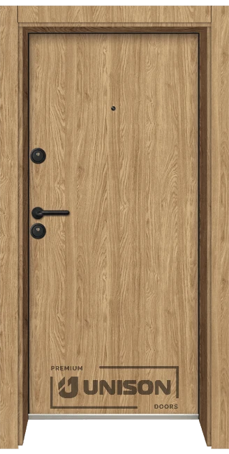 Входна врата UNISON DESIGN, цвят Дъб Роял