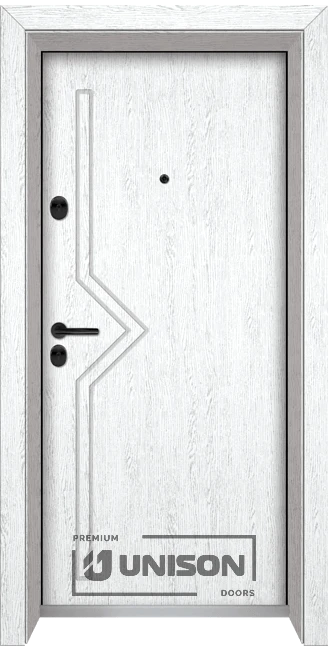 Входна врата UNISON OPTIMA 201p, цвят Бреза