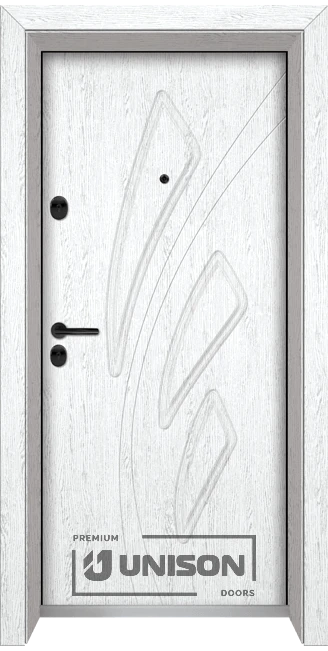Входна врата Unison Optima 202p, Бреза