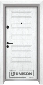 Входна врата UNISON OPTIMA 207p, цвят Бреза