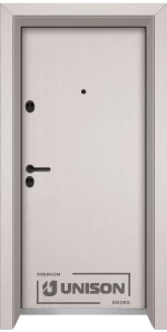Входна врата Unison Optima 210p, Перла