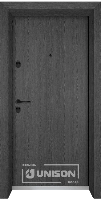 Входна врата UNISON OPTIMA 210, цвят Сив Кестен